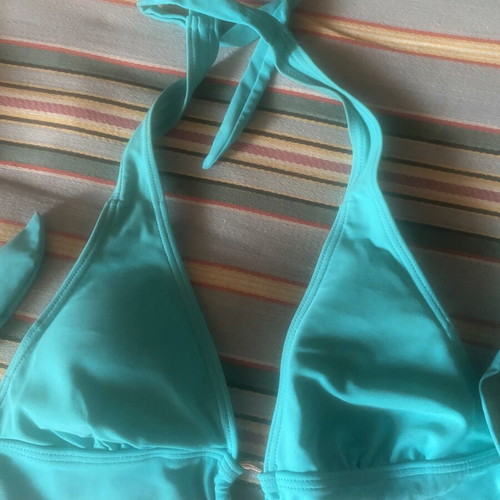 Bikini top new, turquoise, sizes S M
