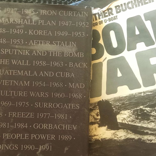Cold War, U-Boat War and Stalingrad used English books set of 3 volumes