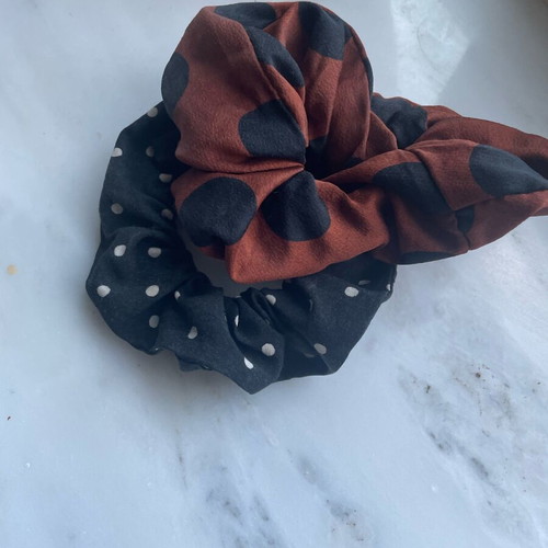 Hair ties like new, set with beautiful designs