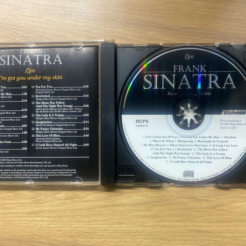 Frank Sinatra (Live) I've Got You Under My Skin CD like new
