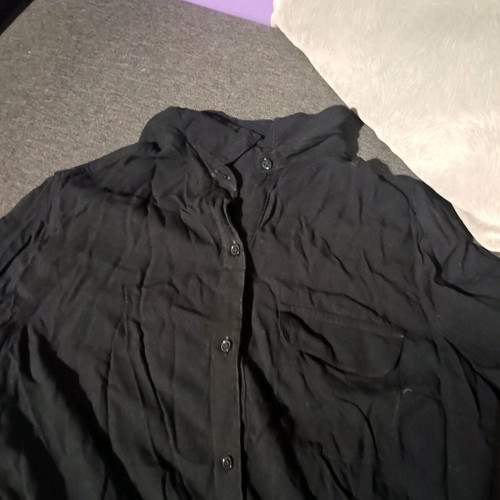 Terranova women's black shirt like new semi-transparent
