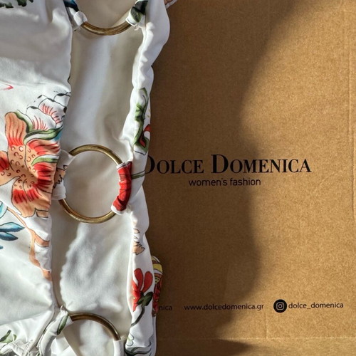 Dolce Domenica swimsuit like new, size S, with side rings