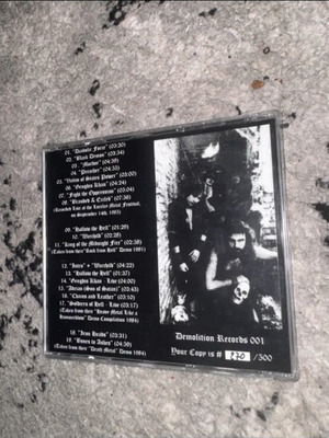 Running Wild Black Demons On Stage CD like new, heavy speed metal