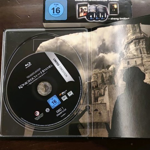 Kingdom of Heaven BluRay Lenticular Digibook Filmcell new