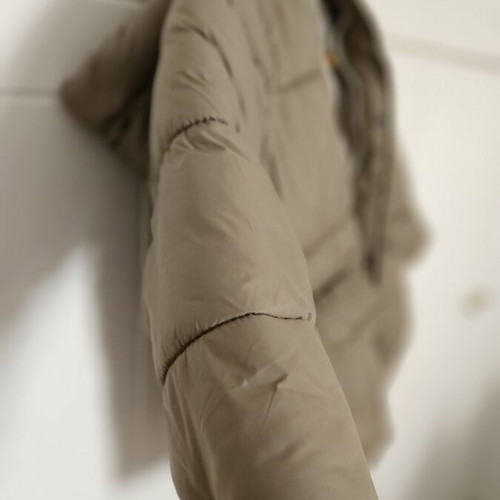 Zara hooded puffer jacket used, very warm, size 3-4 years, olive green