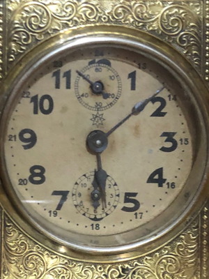 Junghans antique clock tabletop used, not working