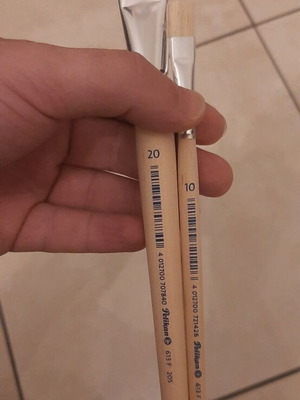 Πινέλα ζωγραφικής καινούργια, σετ 2 τεμαχίων