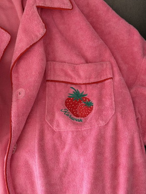 Karavan one size pink beach towel jacket bathrobe