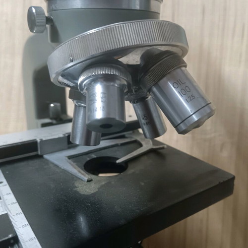 Seiwa Optical Correct binocular microscope used, vintage, made in Japan