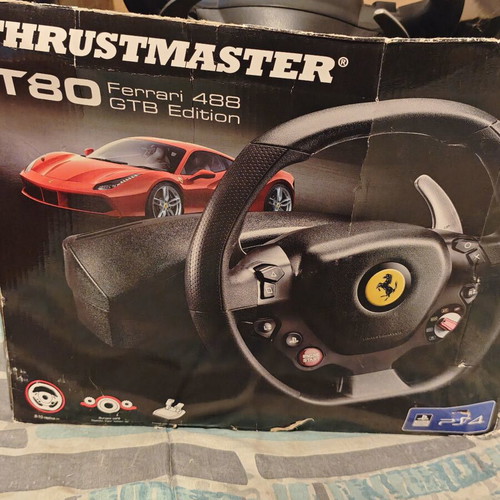 Thrustmaster T80 Ferrari 488 GTB Edition racing wheel