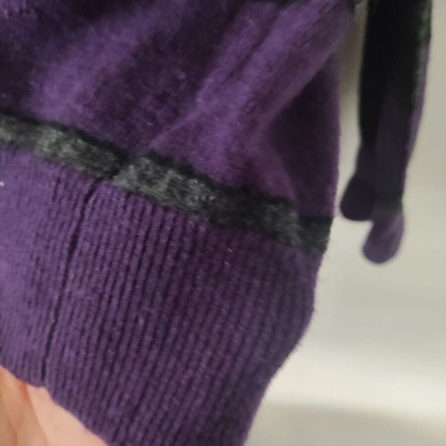 Daniel Hechter jumper 100% lambswool like new, size L, grey-purple