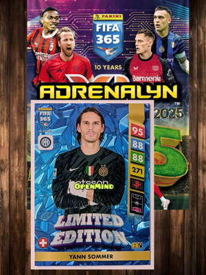 Κάρτα Yann Sommer Limited Edition Fifa 365 2025 Andrenalyn XL καινούργια