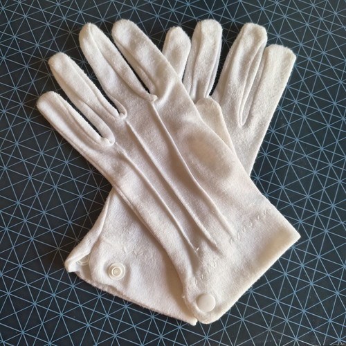 Pair of white gloves