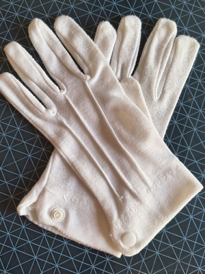 Pair of white gloves