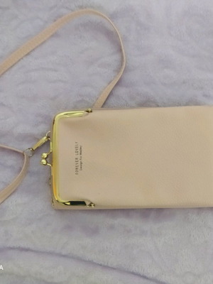 Pink phone bag new for mobile and money