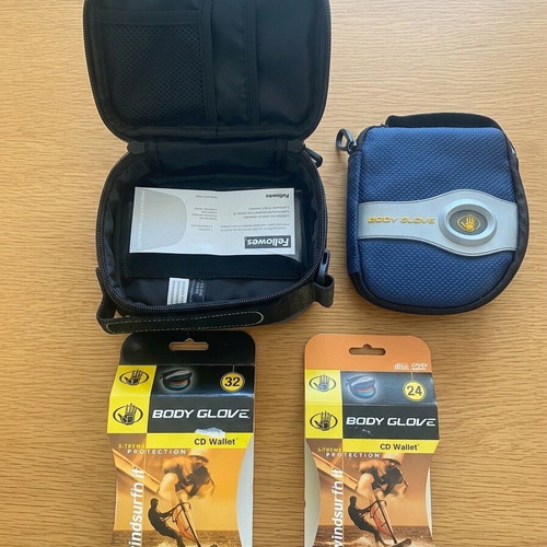 Body Glove CD/DVD Cases set of 2 new, protective and portable