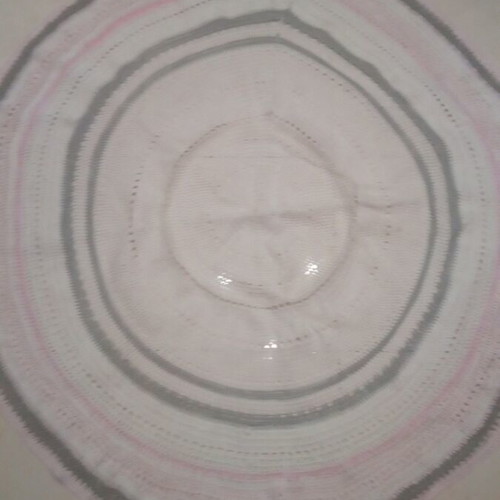 Handmade round rug like new, 55×55 cm