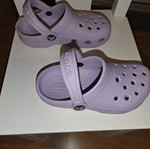 Crocs slippers for girls like new, lilac, size C10