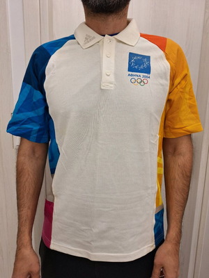 T shirt Ολυμπιακών Αγώνων 2004 μεταχειρισμένο, Small