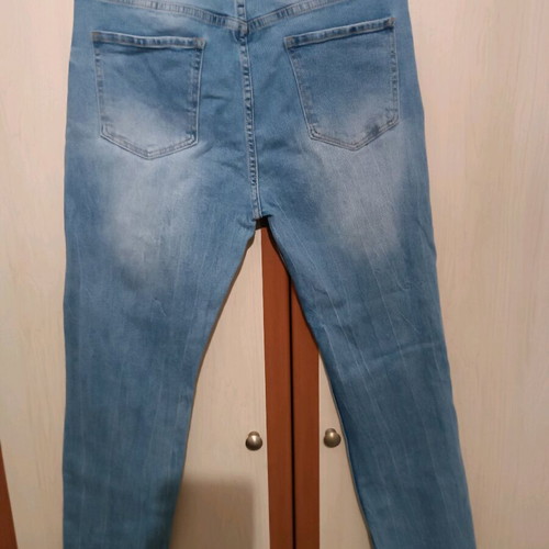 Celestino jeans with rips like new, blue, size L