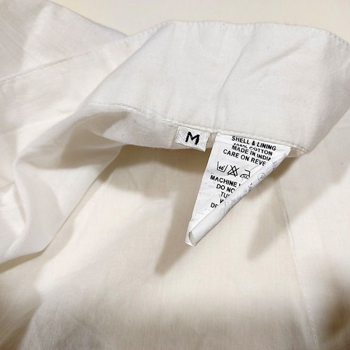 White pareo 100% cotton size M like new