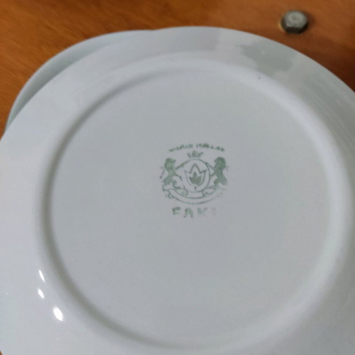 Elke Chalkis collectible plate set 16 pieces like new