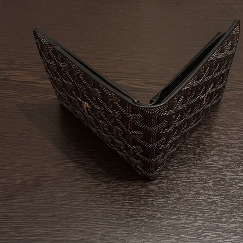 Goyard Paris wallet like new, black and brown