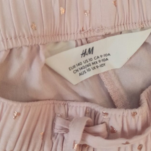 H&M Kids Jogger Pants dusty pink, like new, size 134 cm