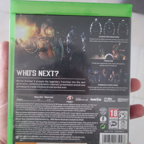 Mortal Kombat X Xbox One used