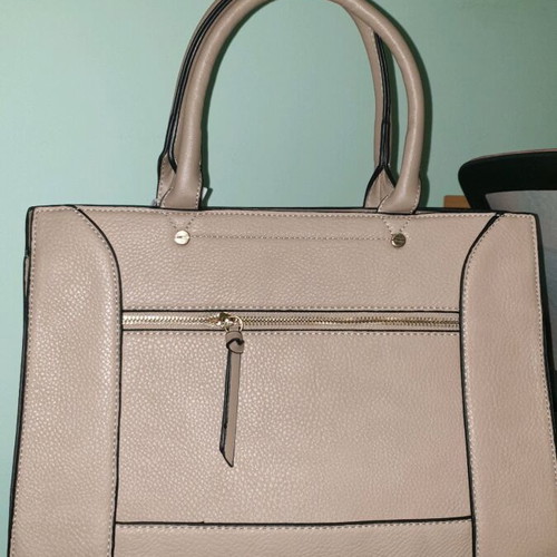 Beige handheld bag new