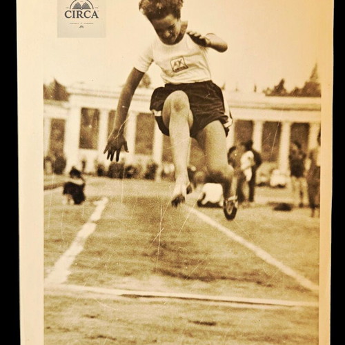 Photo Greek Athlete Zomopoulou Long Jump used