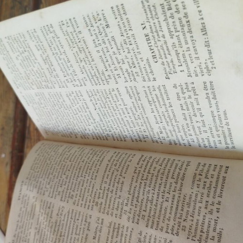 New Testament 1824 French edition used