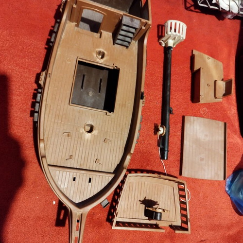 Playmobil ship used with minor damages