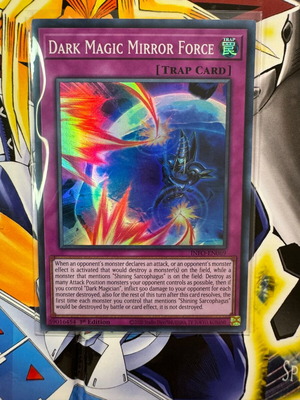 Dark Magic Mirror Force Super Rare κάρτα Yu-Gi-Oh! καινούργια, συλλεκτική