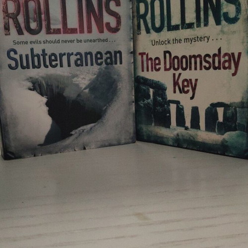James Rollins The Doomsday Key and Subterranean books like new, premium editions