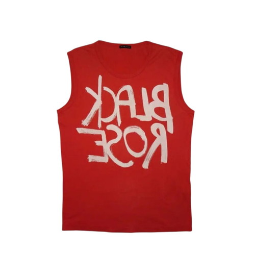 Ann Demeulemeester Black Rose vintage top new, size S, red