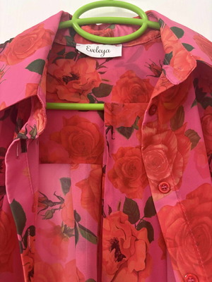 Πουκάμισο Eveleya One size ροζ καινούργιο, αφόρετο