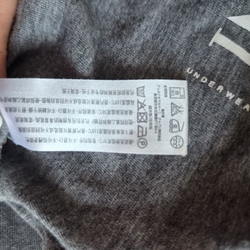 Emporio Armani underwear fitted t-shirt size S gray like new