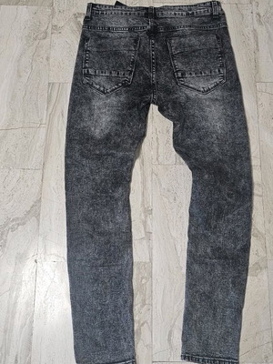 Jean black and grey used, size S