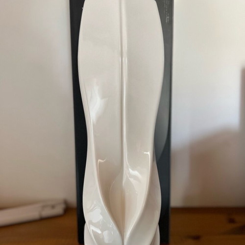 Braid Vase Zaha Hadid Design new, white porcelain 37cm