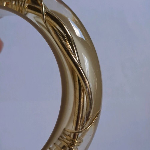 Bracelet bone with gold details like new