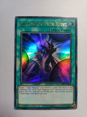 Dark Magic Twin Burst κάρτα ξόρκι σαν καινούργιο