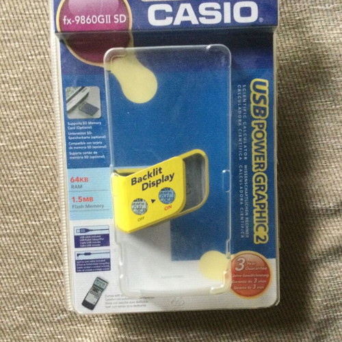 Casio FX-9860GII SD scientific handheld calculator like new