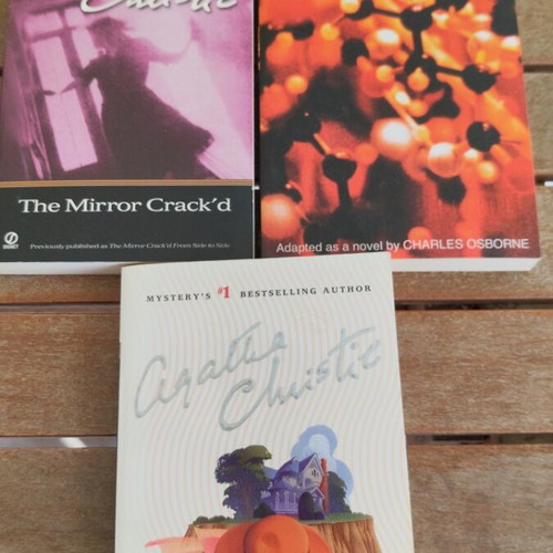 Agatha Christie mystery book set, 3 English novels