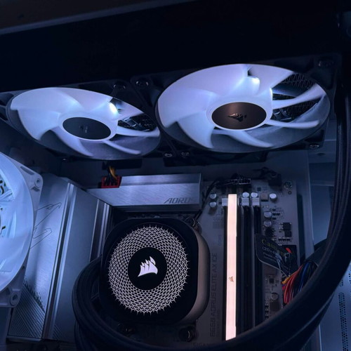 Corsair Nautilus 240 RS CPU liquid cooler AIO with 2x 120mm fans and ARGB lighting