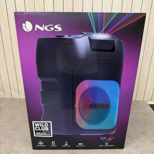 Portable Bluetooth Speaker 80W with Party Lights new