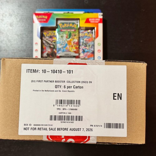 First Partner Illustration Series 3 sealed pack, 6 cards
