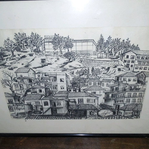 Kozani paintings like new, handmade, set of two