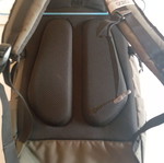 Polo cryptic backpack like new, khaki with camouflage design