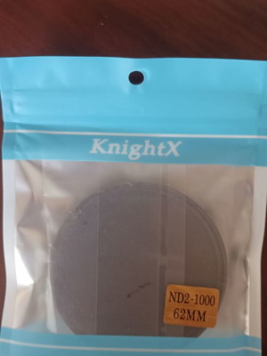 Φίλτρο κάμερας DSLR KnightX ND2-1000 62mm καινούργιο